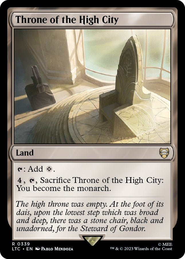 Image for Throne of the High City (339) [The Lord of the Rings: Tales of Middle-earth] - Magic: The Gathering