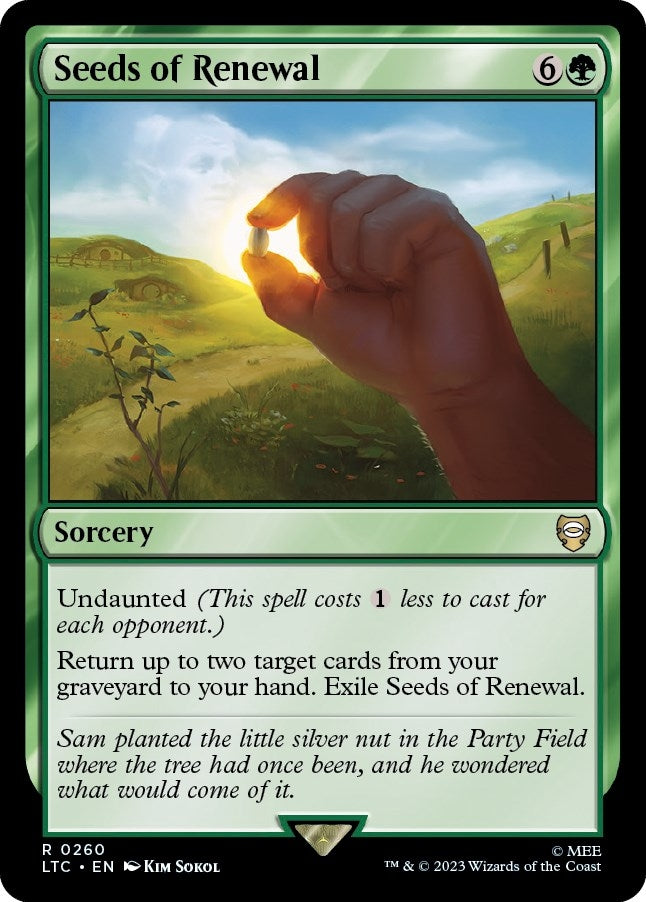 Image for Seeds of Renewal (260) [The Lord of the Rings: Tales of Middle-earth] - Magic: The Gathering