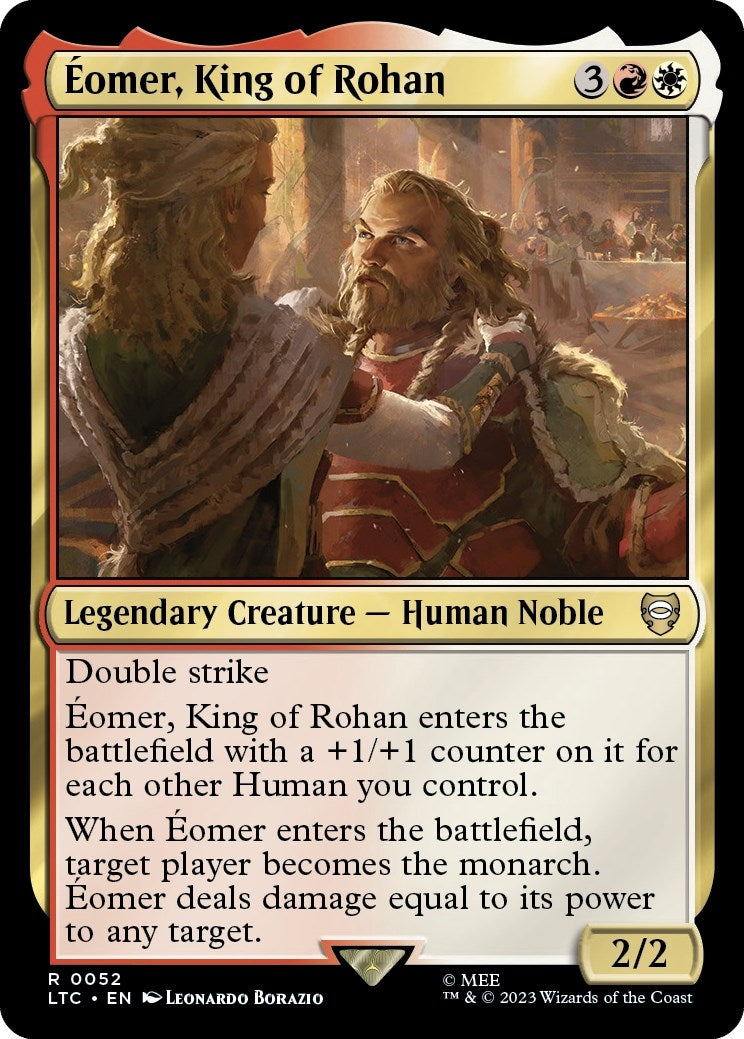 Image for Eomer, King of Rohan (52) [The Lord of the Rings: Tales of Middle-earth] - Magic: The Gathering