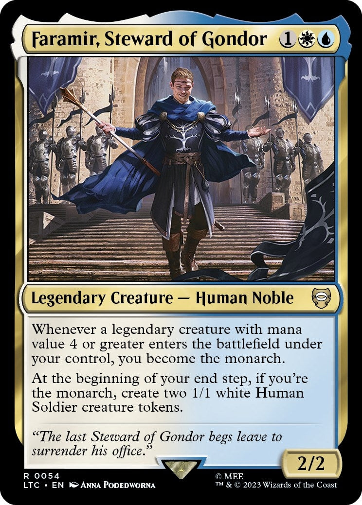 Image for Faramir, Steward of Gondor (54) [The Lord of the Rings: Tales of Middle-earth] - Magic: The Gathering