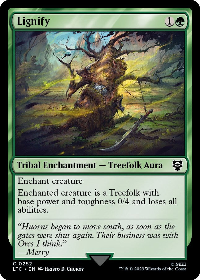 Lignify (252) [Commander: The Lord of the Rings: Tales of Middle-earth]