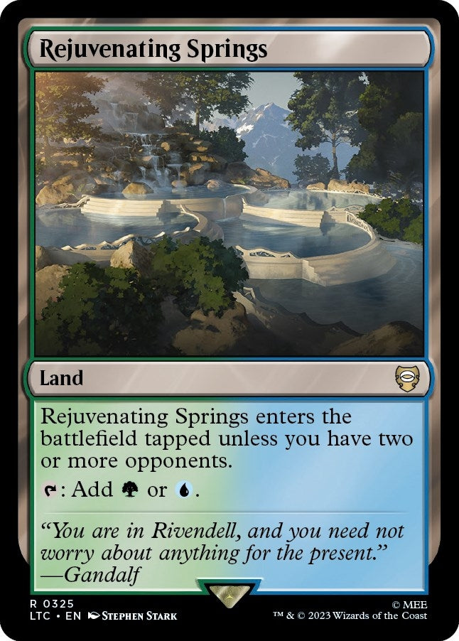 Image for Rejuvenating Springs (325) [The Lord of the Rings: Tales of Middle-earth] - Magic: The Gathering