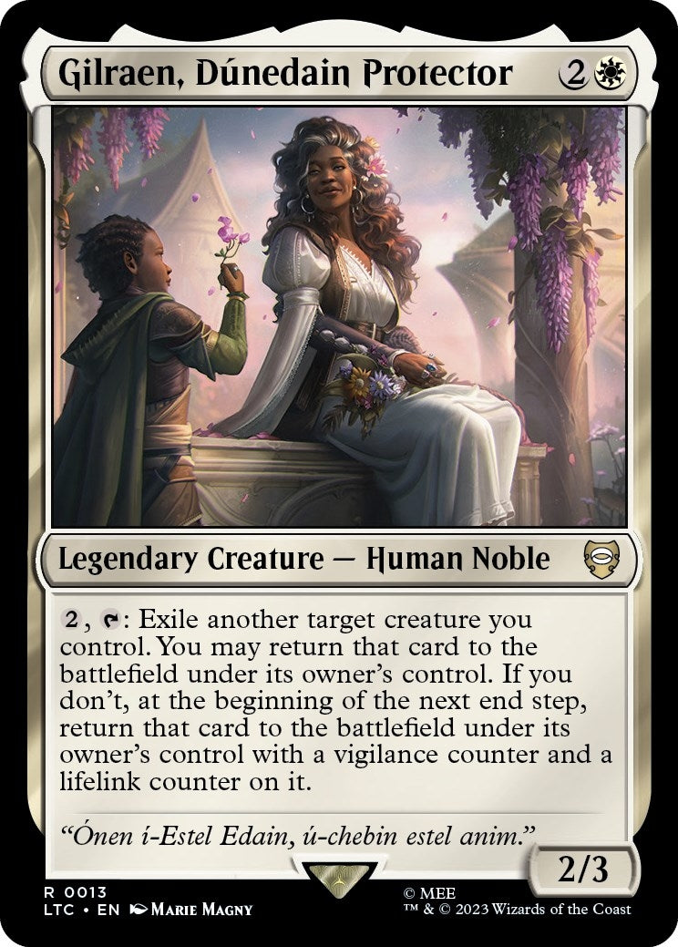 Image for Gilraen, Dunedain Protector (13) [The Lord of the Rings: Tales of Middle-earth] - Magic: The Gathering