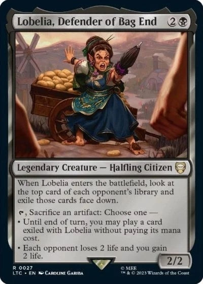 Image for Lobelia, Defender of Bag End (27) [The Lord of the Rings: Tales of Middle-earth] - Magic: The Gathering
