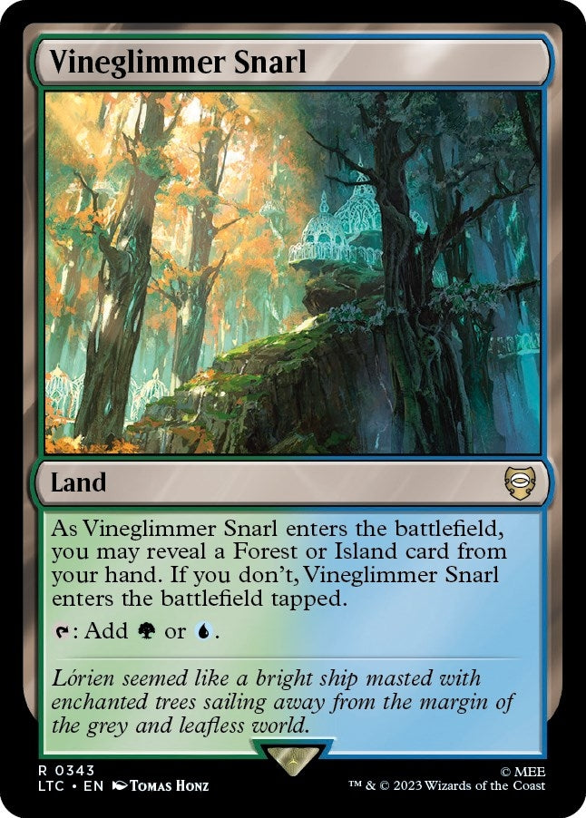 Image for Vineglimmer Snarl (343) [The Lord of the Rings: Tales of Middle-earth] - Magic: The Gathering