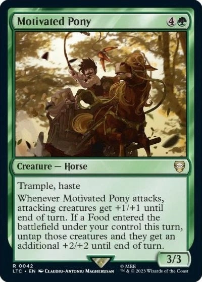Image for Motivated Pony (42) [The Lord of the Rings: Tales of Middle-earth] - Magic: The Gathering