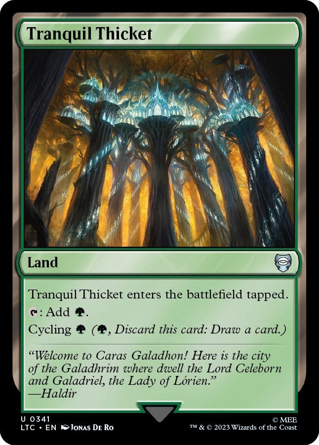 Image for Tranquil Thicket (341) [The Lord of the Rings: Tales of Middle-earth] - Magic: The Gathering