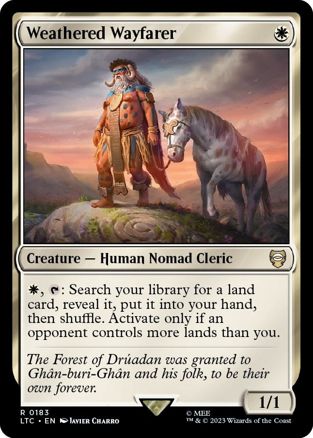 Image for Weathered Wayfarer (183) [The Lord of the Rings: Tales of Middle-earth] - Magic: The Gathering
