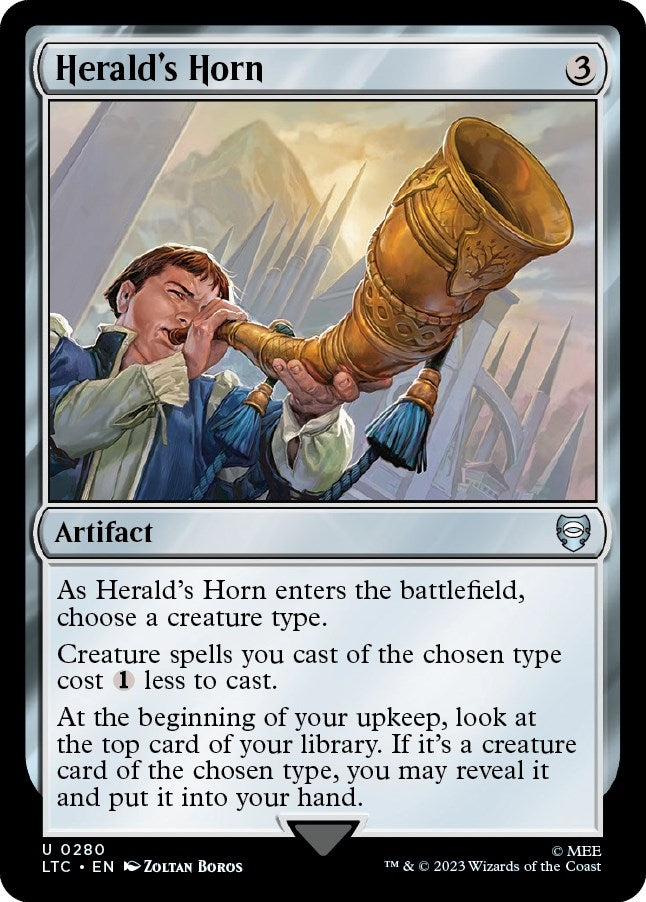 Image for Herald's Horn (280) [The Lord of the Rings: Tales of Middle-earth] - Magic: The Gathering