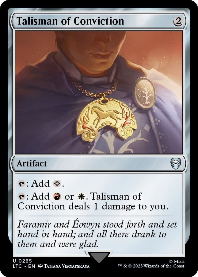 Image for Talisman of Conviction (285) [The Lord of the Rings: Tales of Middle-earth] - Magic: The Gathering