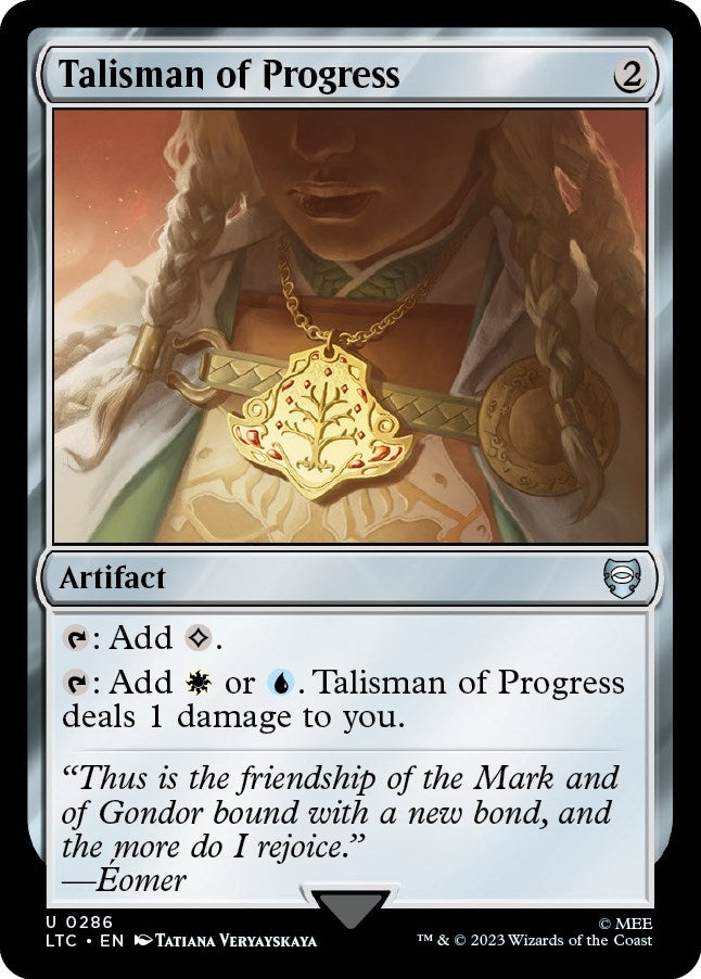 Image for Talisman of Progress (286) [The Lord of the Rings: Tales of Middle-earth] - Magic: The Gathering