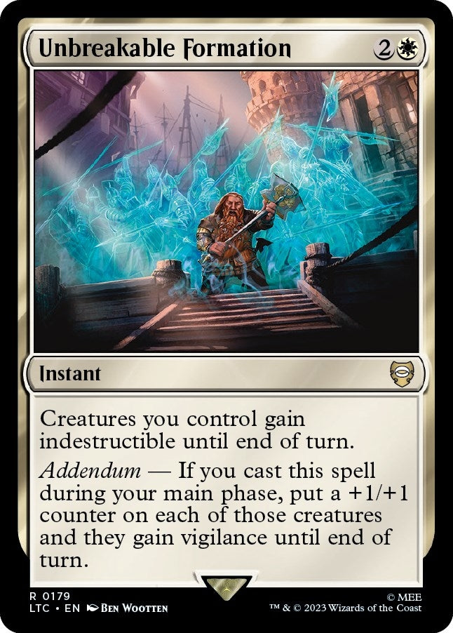 Image for Unbreakable Formation (179) [The Lord of the Rings: Tales of Middle-earth] - Magic: The Gathering