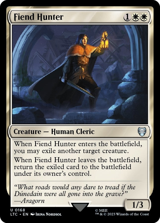Image for Fiend Hunter (168) [The Lord of the Rings: Tales of Middle-earth] - Magic: The Gathering