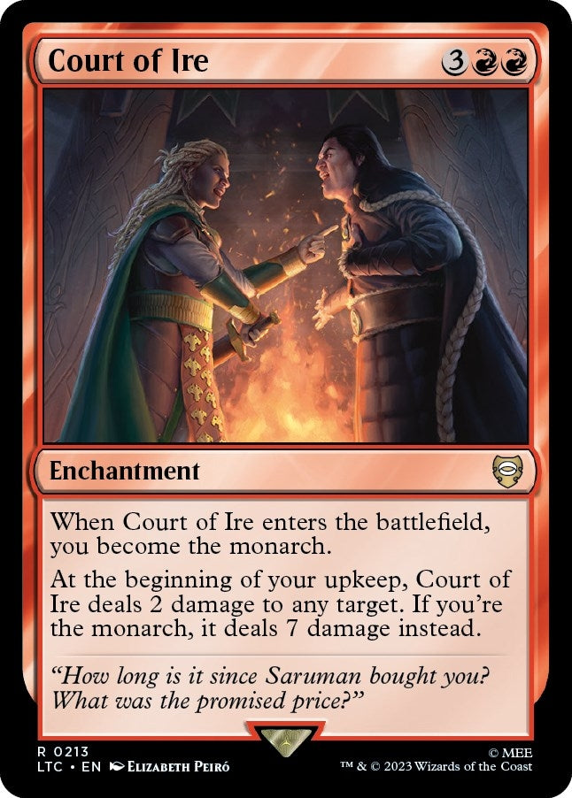 Image for Court of Ire (213) [The Lord of the Rings: Tales of Middle-earth] - Magic: The Gathering