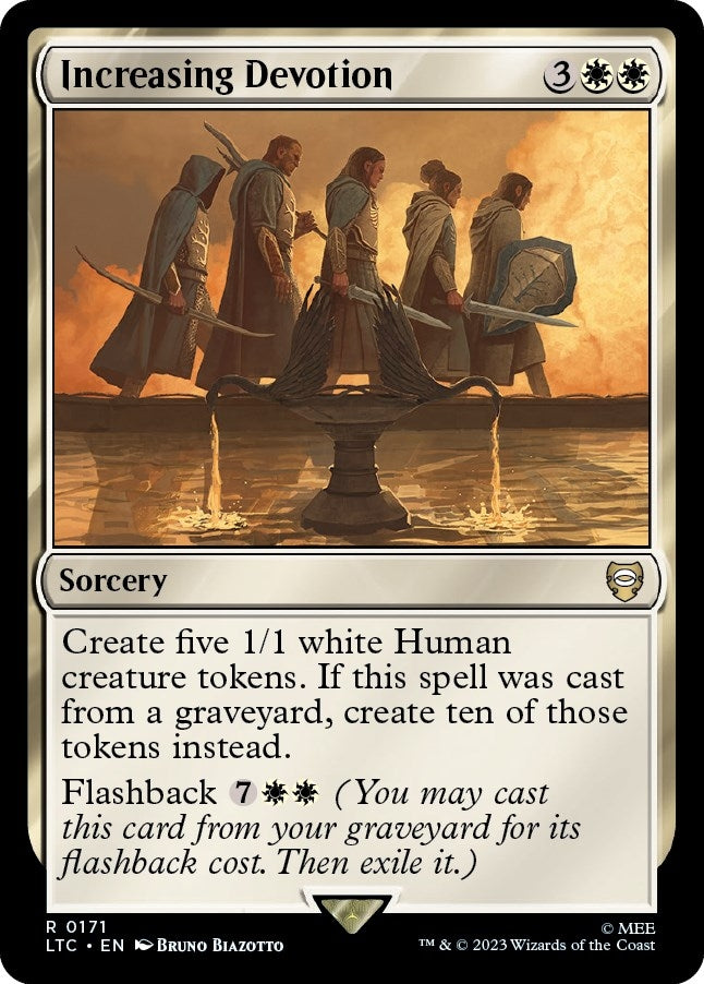 Image for Increasing Devotion (171) [The Lord of the Rings: Tales of Middle-earth] - Magic: The Gathering