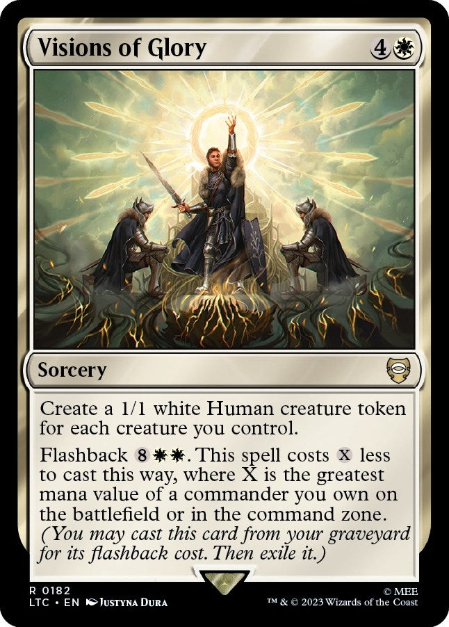 Image for Visions of Glory (182) [The Lord of the Rings: Tales of Middle-earth] - Magic: The Gathering