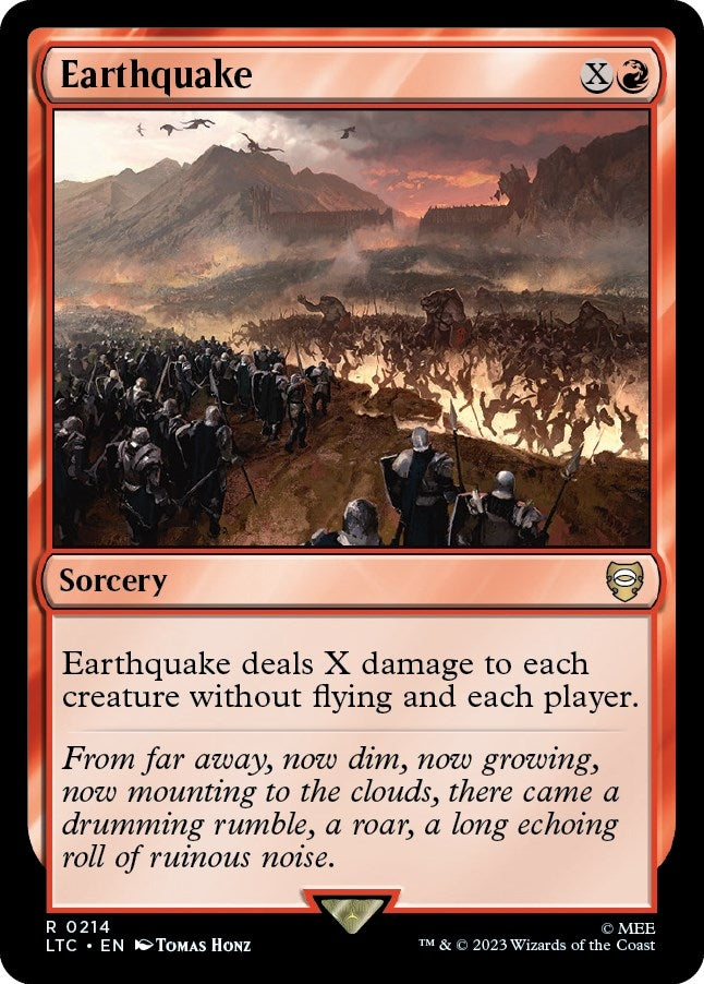 Image for Earthquake (214) [The Lord of the Rings: Tales of Middle-earth] - Magic: The Gathering