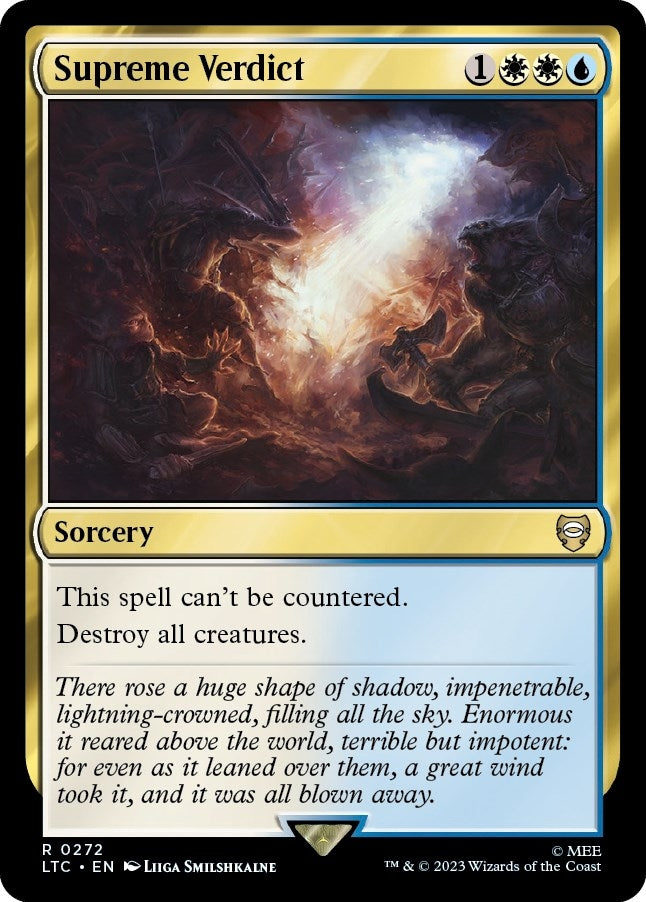 Image for Supreme Verdict (272) [The Lord of the Rings: Tales of Middle-earth] - Magic: The Gathering