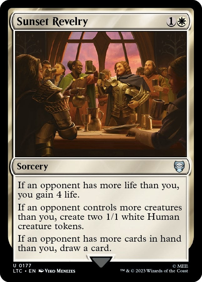 Image for Sunset Revelry (177) [The Lord of the Rings: Tales of Middle-earth] - Magic: The Gathering