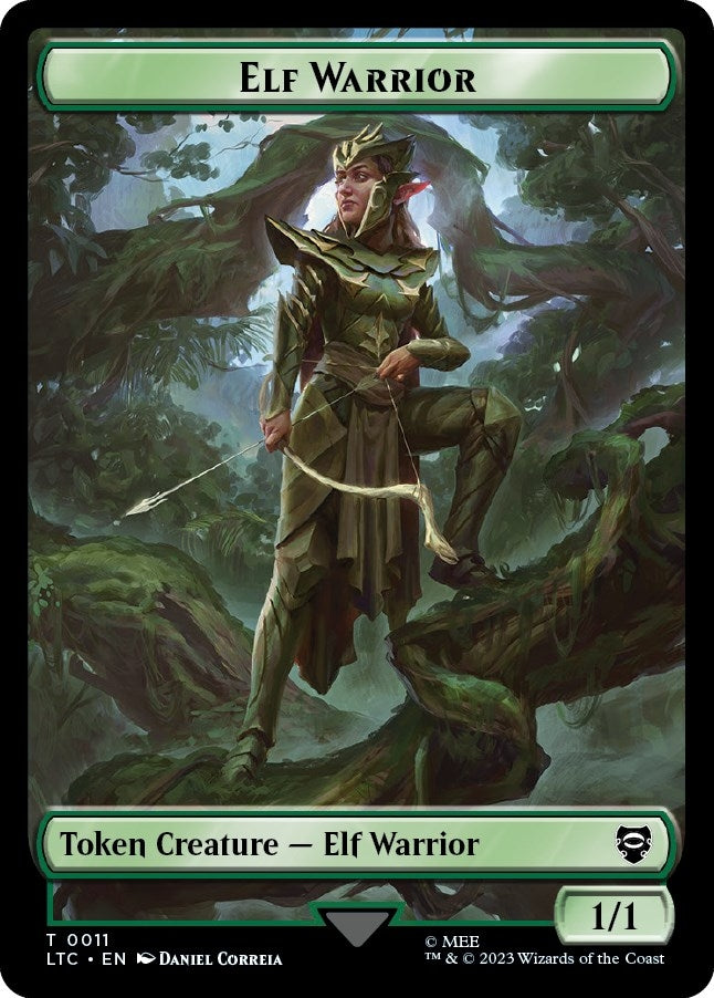 Image for Elf Warrior // Bird (0006) Double-Sided Token (11 // 6) [The Lord of the Rings: Tales of Middle-earth] - Magic: The Gathering