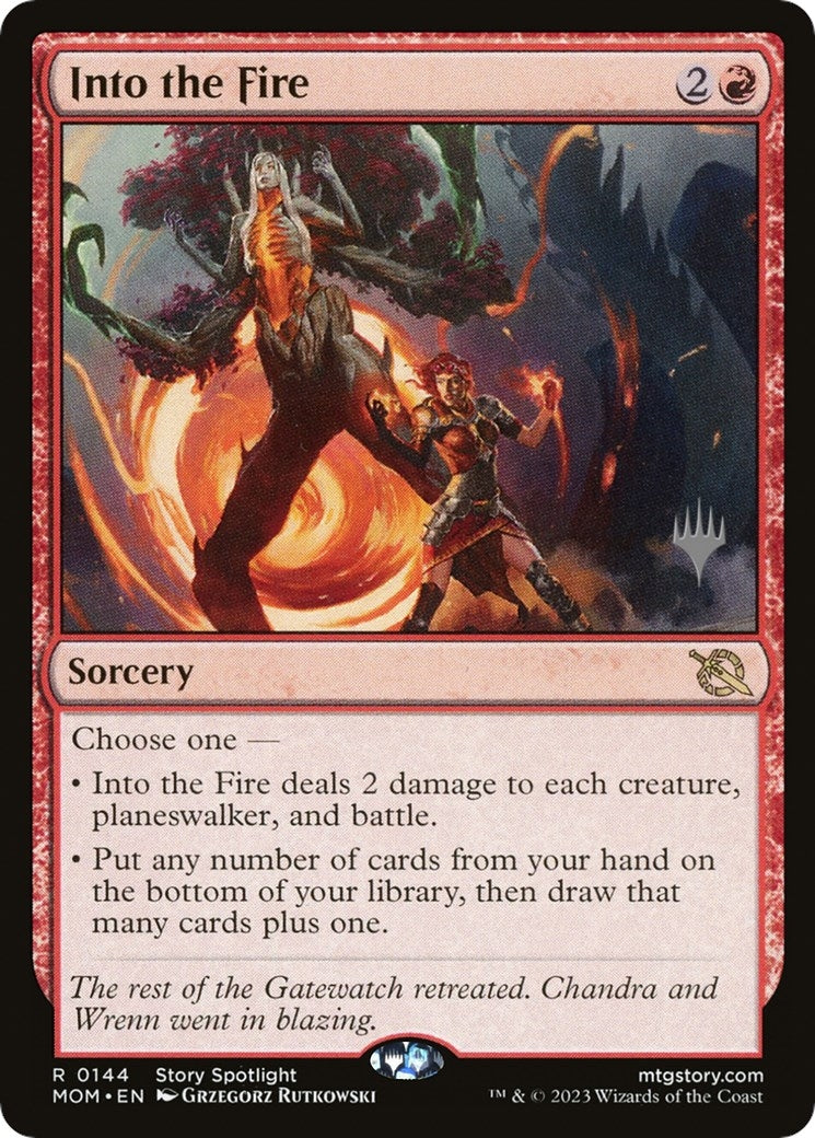 Image for Into the Fire (144) [March of the Machine] - Magic: The Gathering