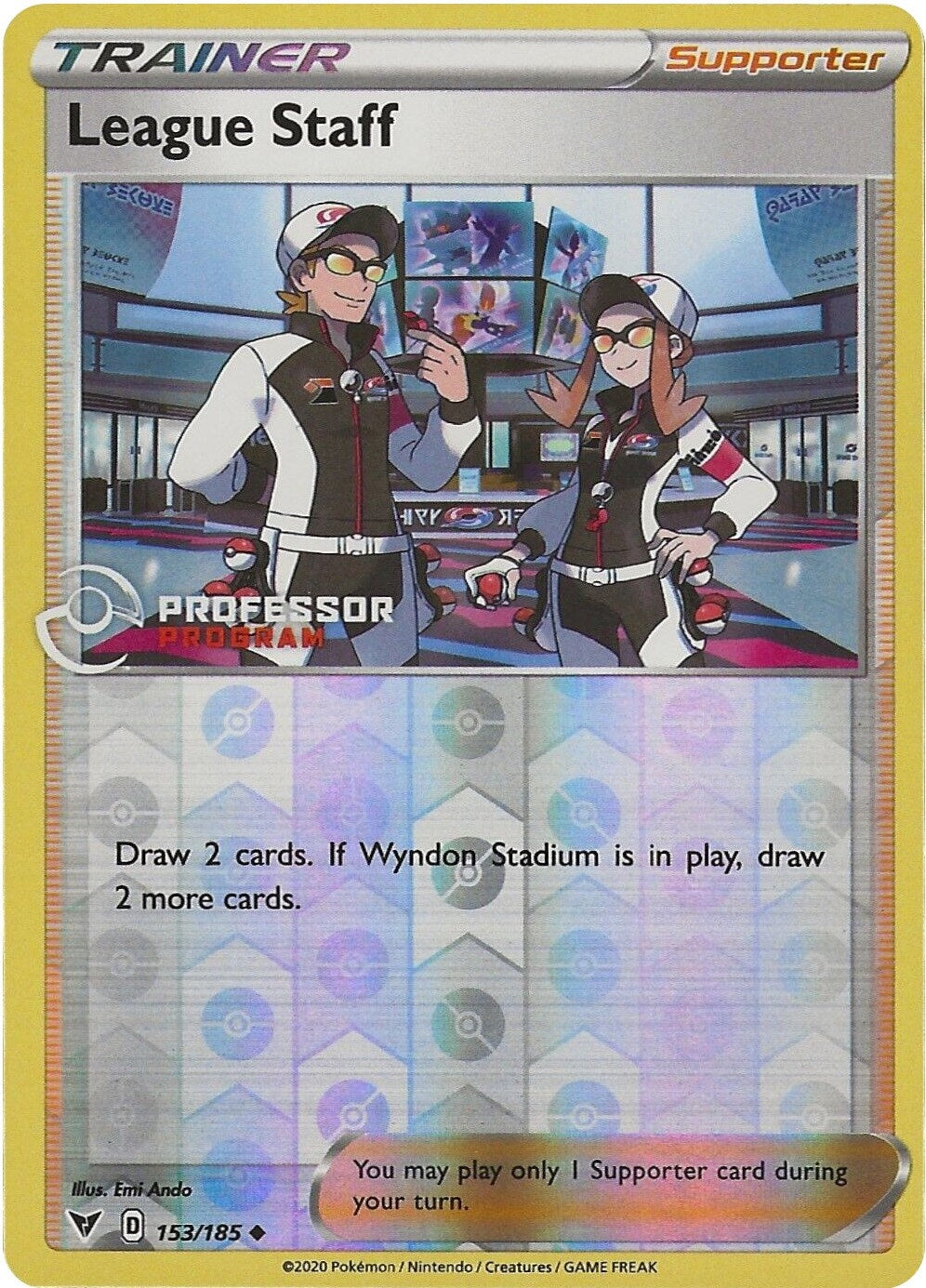 Image for League Staff (153/185) [Professor Program Promos] - Pokemon