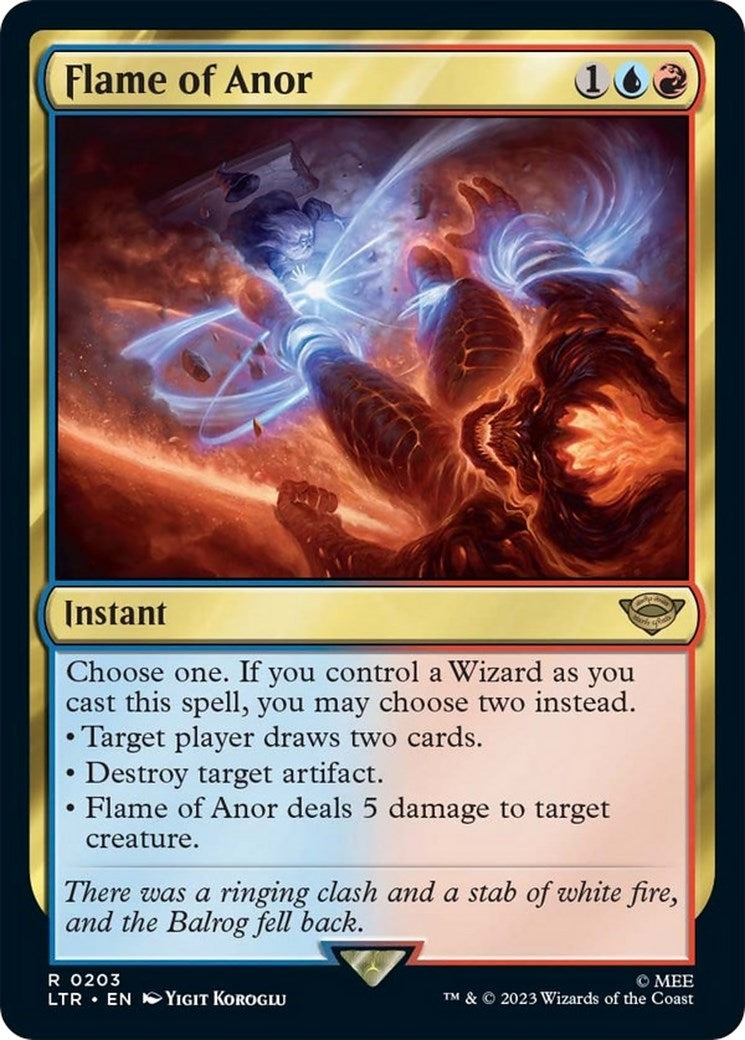 Image for Flame of Anor (203) [Universes Beyond: The Lord of the Rings: Tales of Middle-earth] - Magic: The Gathering