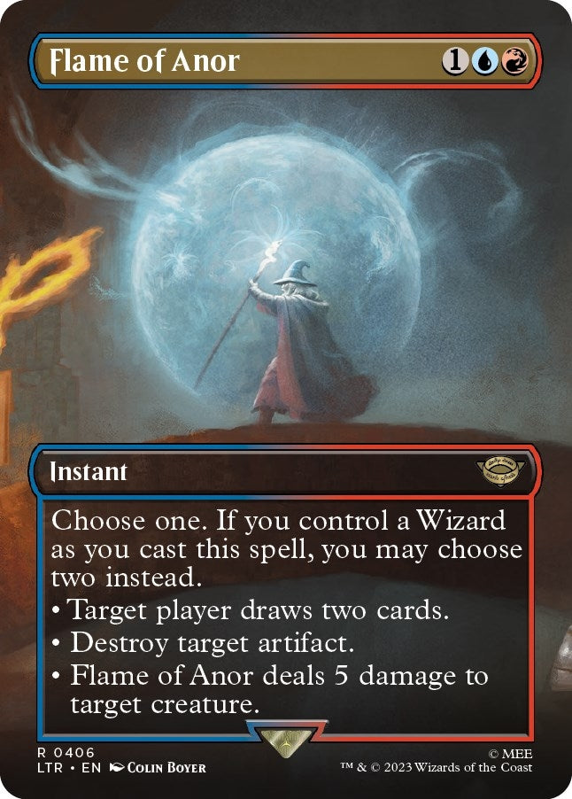 Image for Flame of Anor (Borderless) (406) [Universes Beyond: The Lord of the Rings: Tales of Middle-earth] - Magic: The Gathering