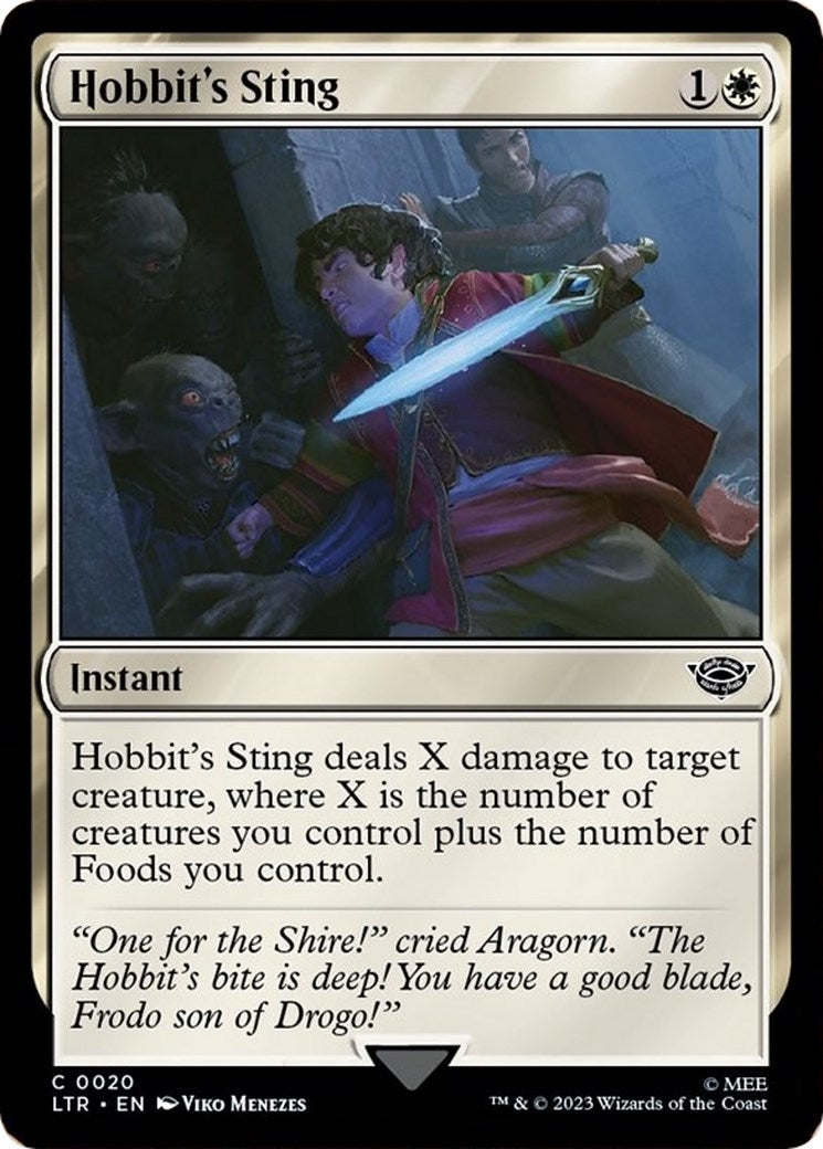 Image for Hobbit's Sting (20) [Universes Beyond: The Lord of the Rings: Tales of Middle-earth] - Magic: The Gathering