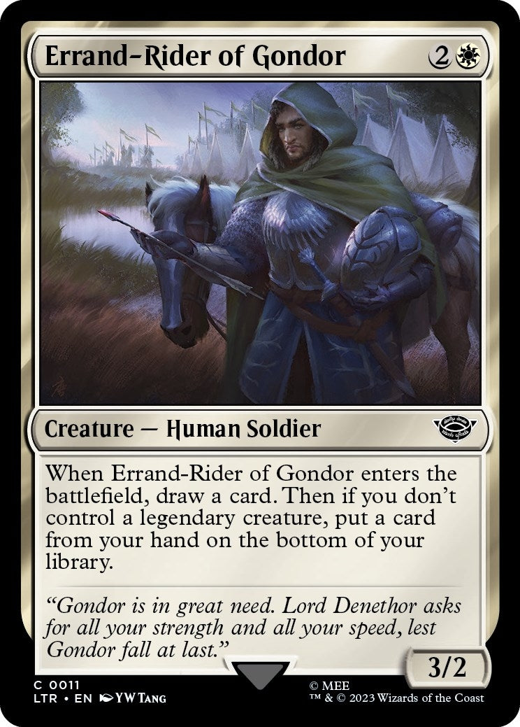Image for Errand-Rider of Gondor (11) [Universes Beyond: The Lord of the Rings: Tales of Middle-earth] - Magic: The Gathering