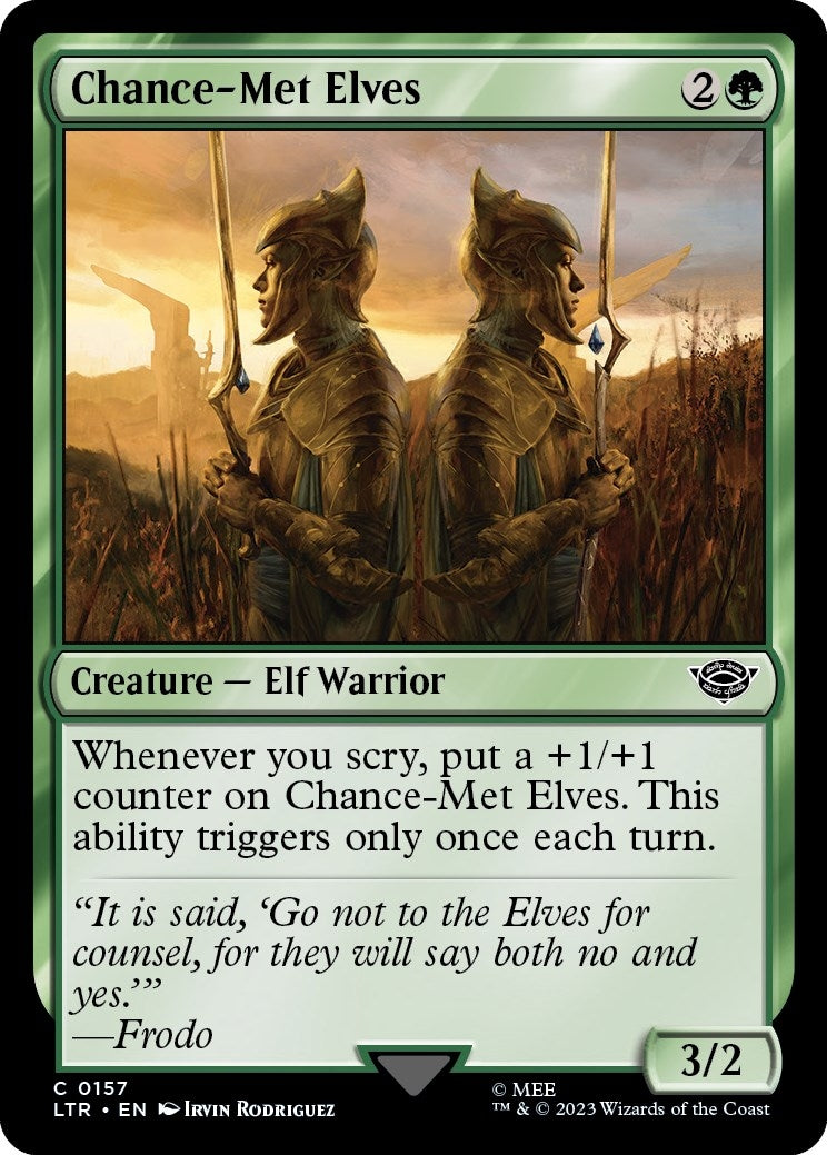 Image for Chance-Met Elves (157) [Universes Beyond: The Lord of the Rings: Tales of Middle-earth] - Magic: The Gathering