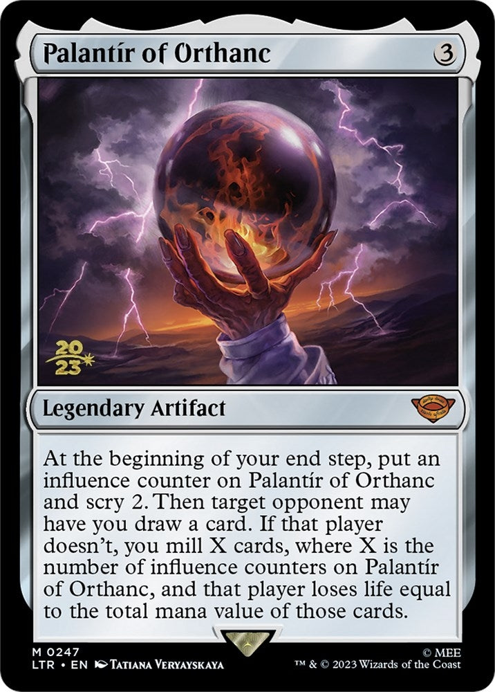 Image for Palantir of Orthanc (247) [Prerelease Cards] - Magic: The Gathering