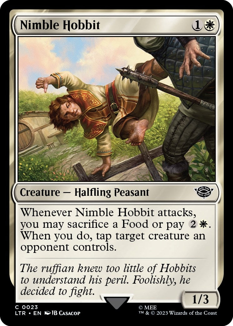 Image for Nimble Hobbit (23) [Universes Beyond: The Lord of the Rings: Tales of Middle-earth] - Magic: The Gathering