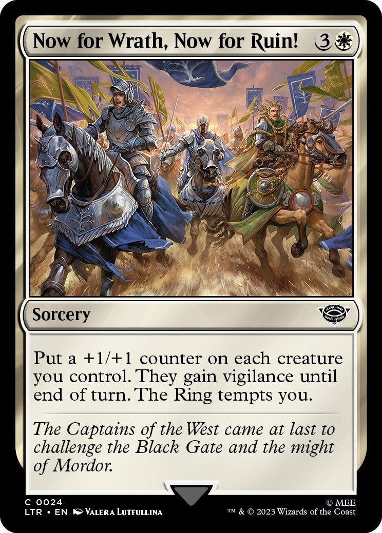 Image for Now for Wrath, Now for Ruin! (24) [Universes Beyond: The Lord of the Rings: Tales of Middle-earth] - Magic: The Gathering