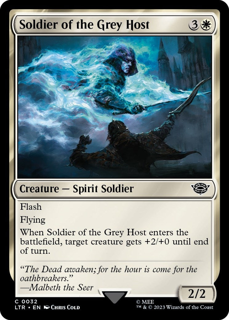 Image for Soldier of the Grey Host (32) [Universes Beyond: The Lord of the Rings: Tales of Middle-earth] - Magic: The Gathering