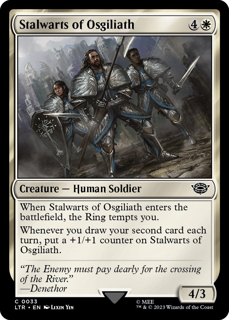 Image for Stalwarts of Osgiliath (33) [Universes Beyond: The Lord of the Rings: Tales of Middle-earth] - Magic: The Gathering
