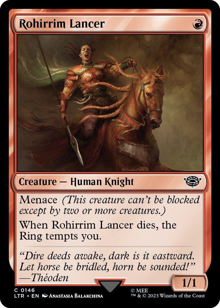 Image for Rohirrim Lancer (146) [Universes Beyond: The Lord of the Rings: Tales of Middle-earth] - Magic: The Gathering