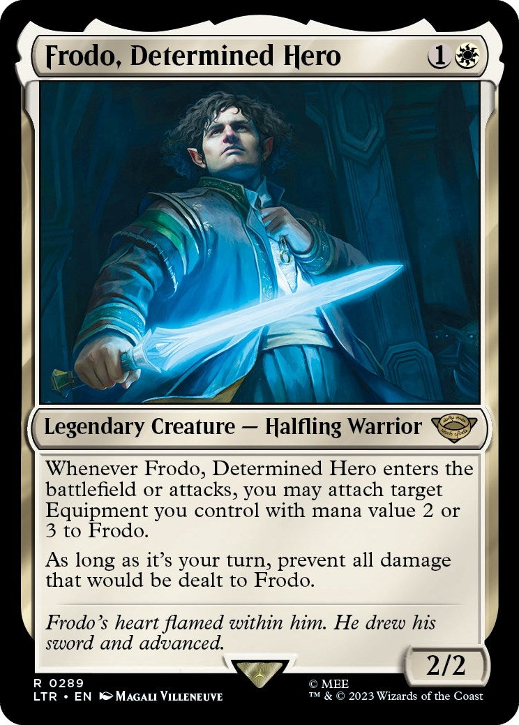 Image for Frodo, Determined Hero (289) [Universes Beyond: The Lord of the Rings: Tales of Middle-earth] - Magic: The Gathering