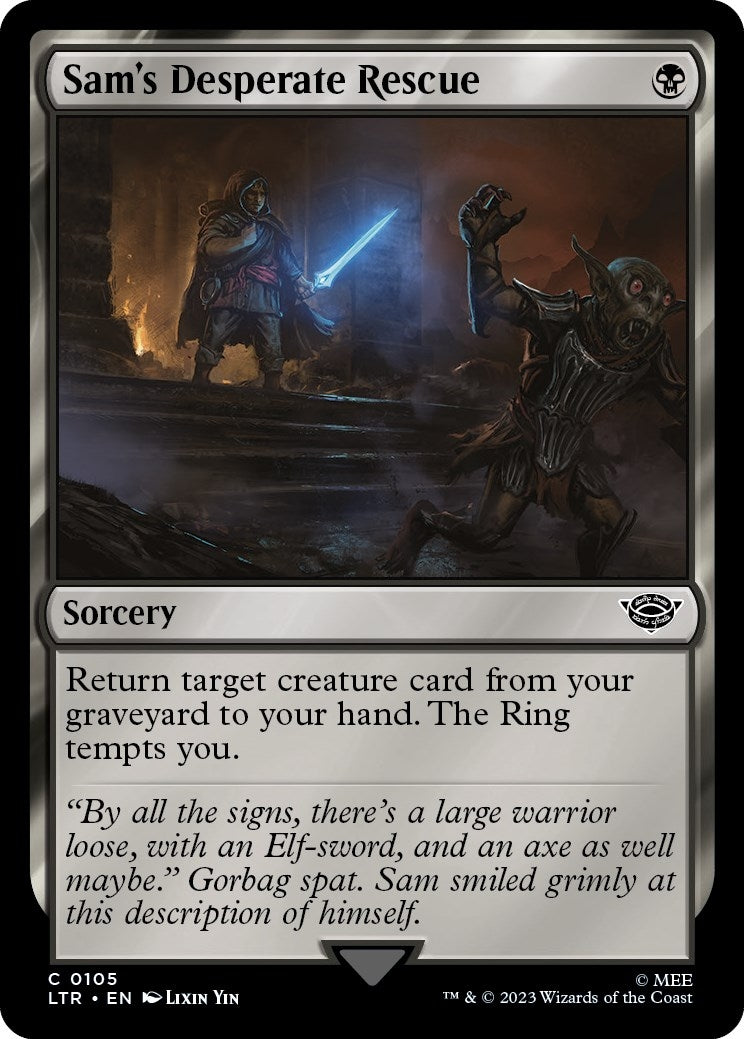 Image for Sam's Desperate Rescue (105) [Universes Beyond: The Lord of the Rings: Tales of Middle-earth] - Magic: The Gathering