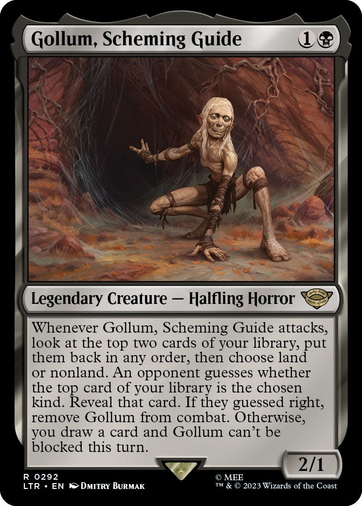 Image for Gollum, Scheming Guide (292) [Universes Beyond: The Lord of the Rings: Tales of Middle-earth] - Magic: The Gathering