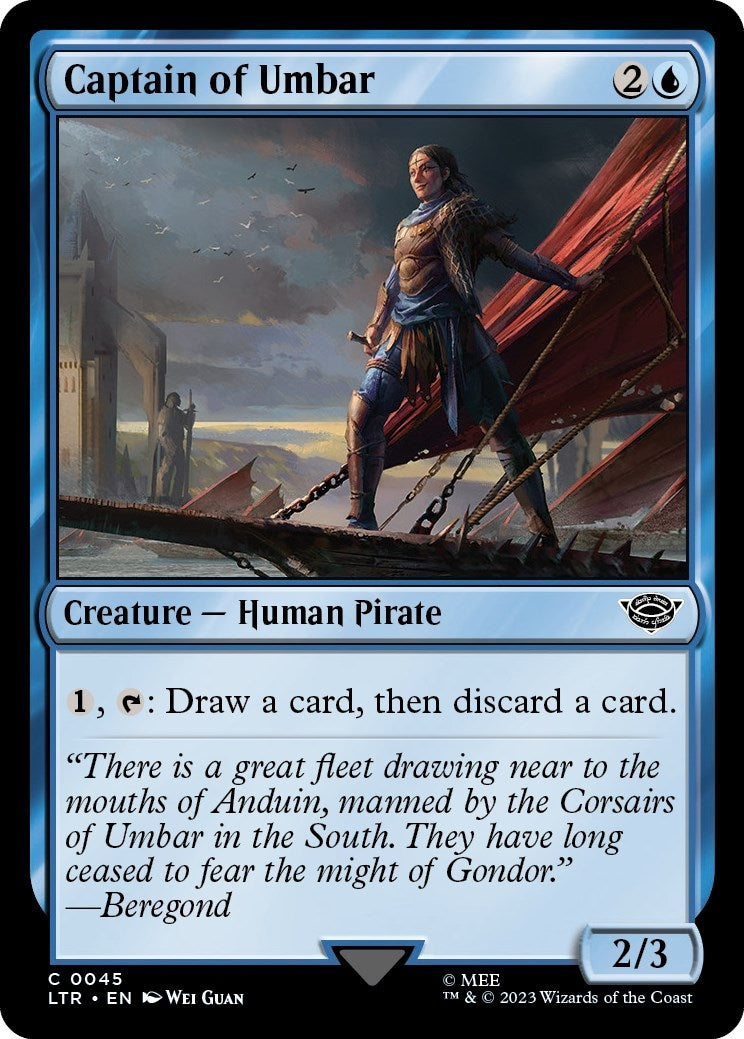 Image for Captain of Umbar (45) [Universes Beyond: The Lord of the Rings: Tales of Middle-earth] - Magic: The Gathering