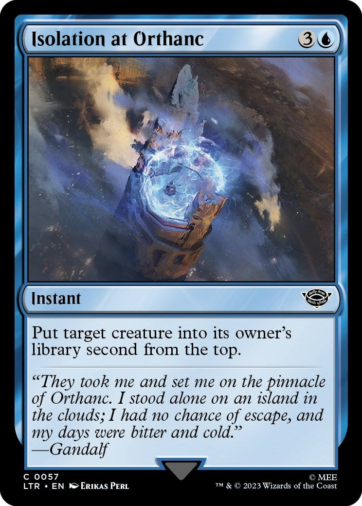 Image for Isolation at Orthanc (57) [Universes Beyond: The Lord of the Rings: Tales of Middle-earth] - Magic: The Gathering