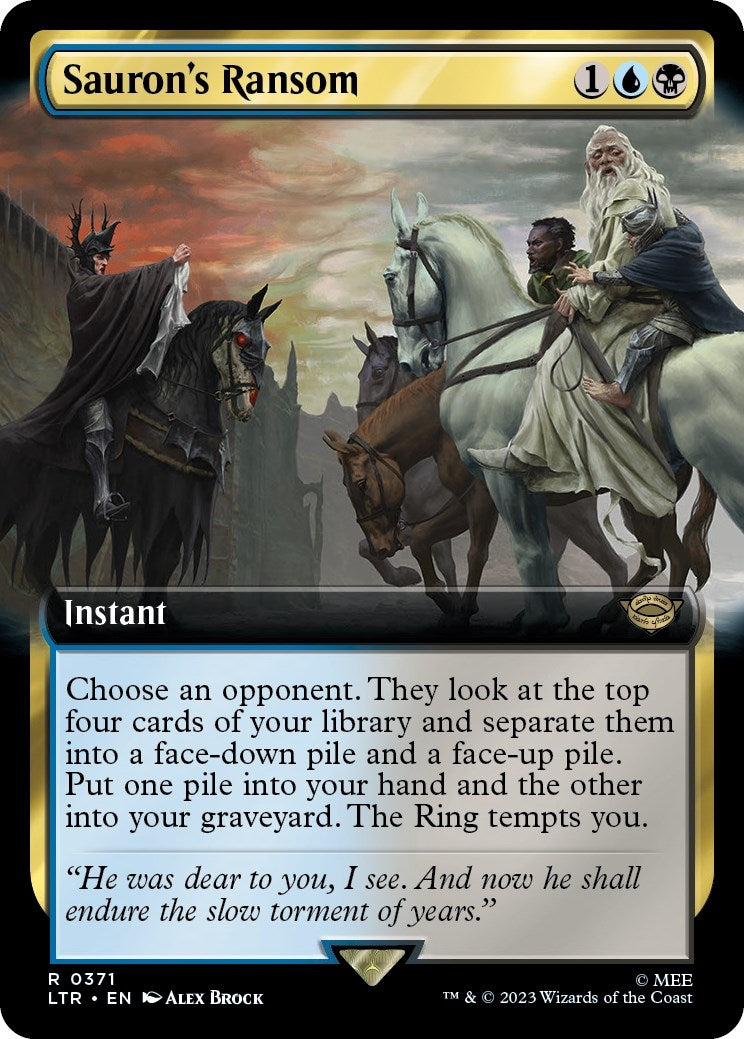 Image for Sauron's Ransom (Extended Art) (371) [Universes Beyond: The Lord of the Rings: Tales of Middle-earth] - Magic: The Gathering