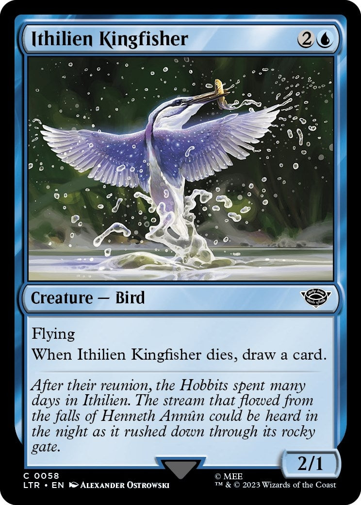 Image for Ithilien Kingfisher (58) [Universes Beyond: The Lord of the Rings: Tales of Middle-earth] - Magic: The Gathering