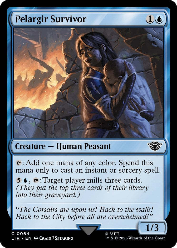 Image for Pelargir Survivor (64) [Universes Beyond: The Lord of the Rings: Tales of Middle-earth] - Magic: The Gathering