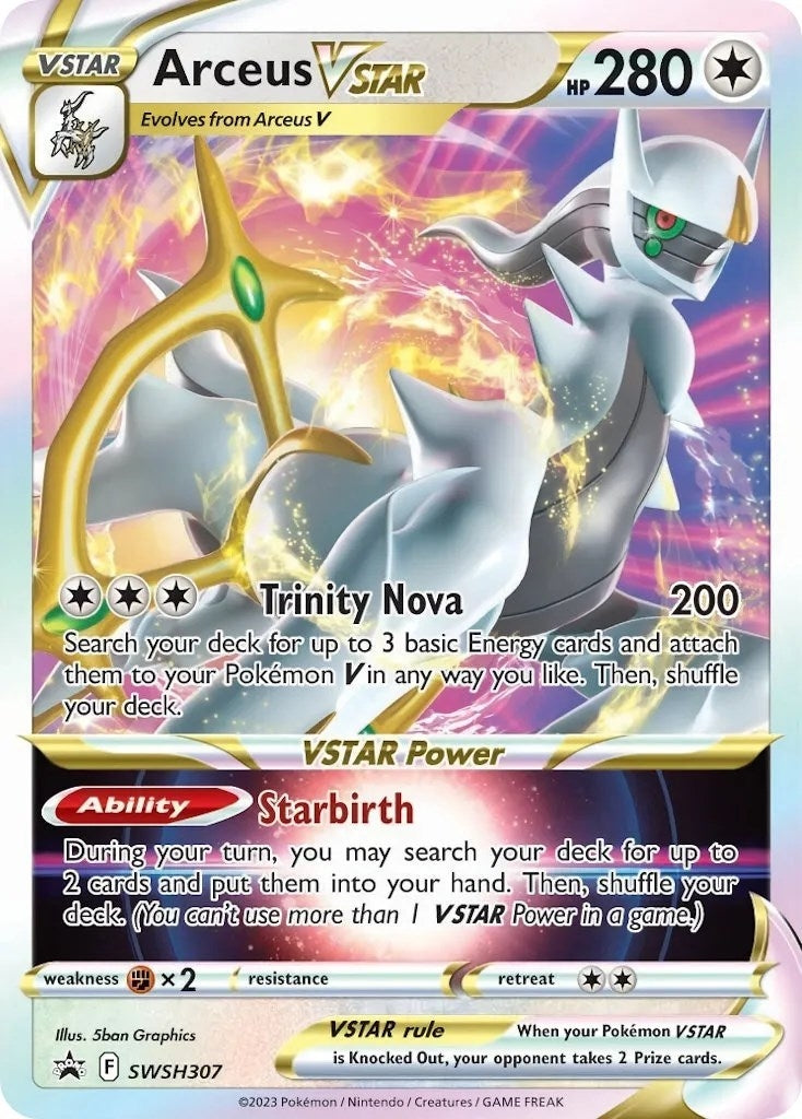 Image for Arceus VSTAR - SWSH307 (SWSH307) [SWSH: Sword & Shield Promo Cards] - Pokemon