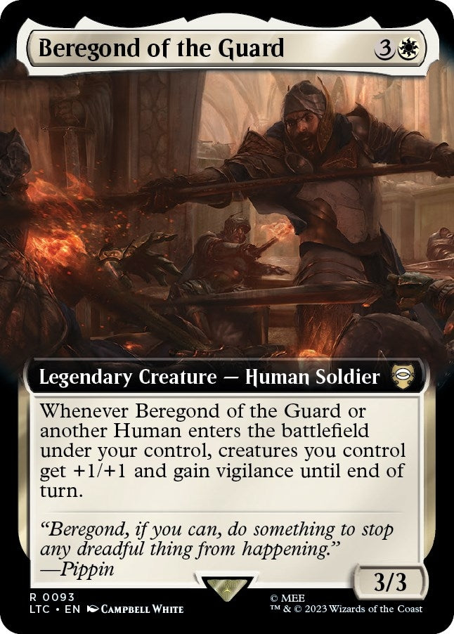 Image for Beregond of the Guard (Extended Art) (93) [The Lord of the Rings: Tales of Middle-earth] - Magic: The Gathering