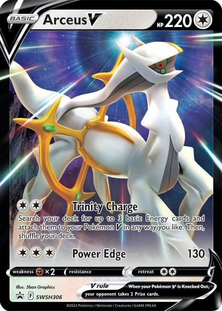 Image for Arceus V - SWSH306 (SWSH306) [SWSH: Sword & Shield Promo Cards] - Pokemon