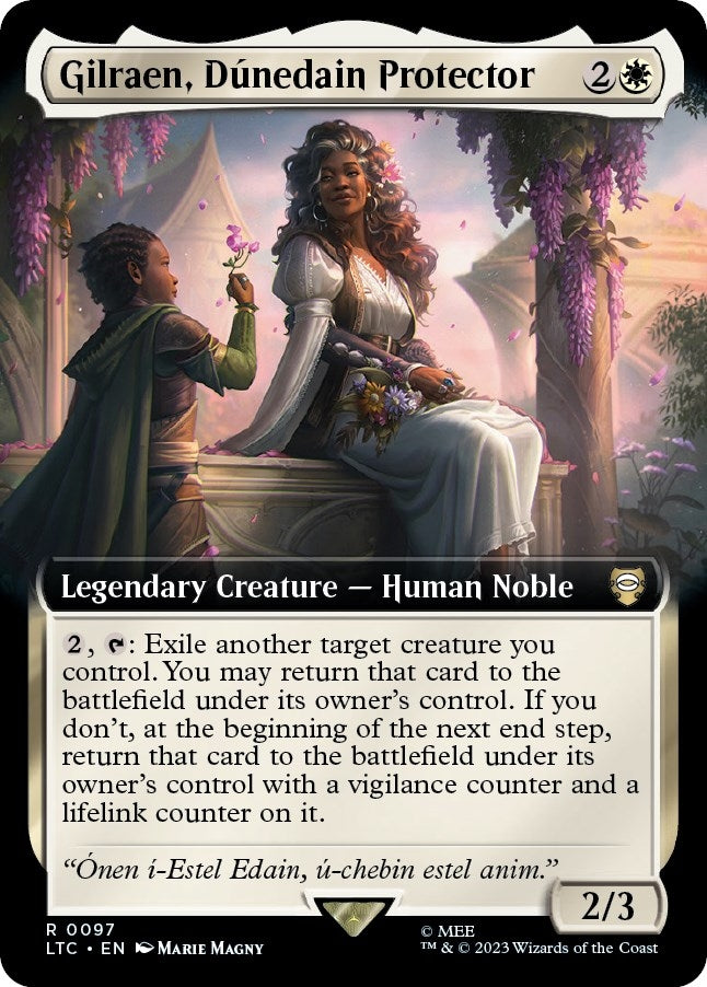 Image for Gilraen, Dunedain Protector (Extended Art) (97) [The Lord of the Rings: Tales of Middle-earth] - Magic: The Gathering