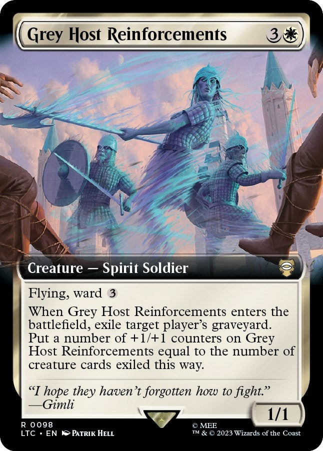 Image for Grey Host Reinforcements (Extended Art) (98) [The Lord of the Rings: Tales of Middle-earth] - Magic: The Gathering